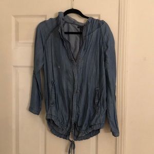 Staccato Thin Jean-Colored Zip Jacket